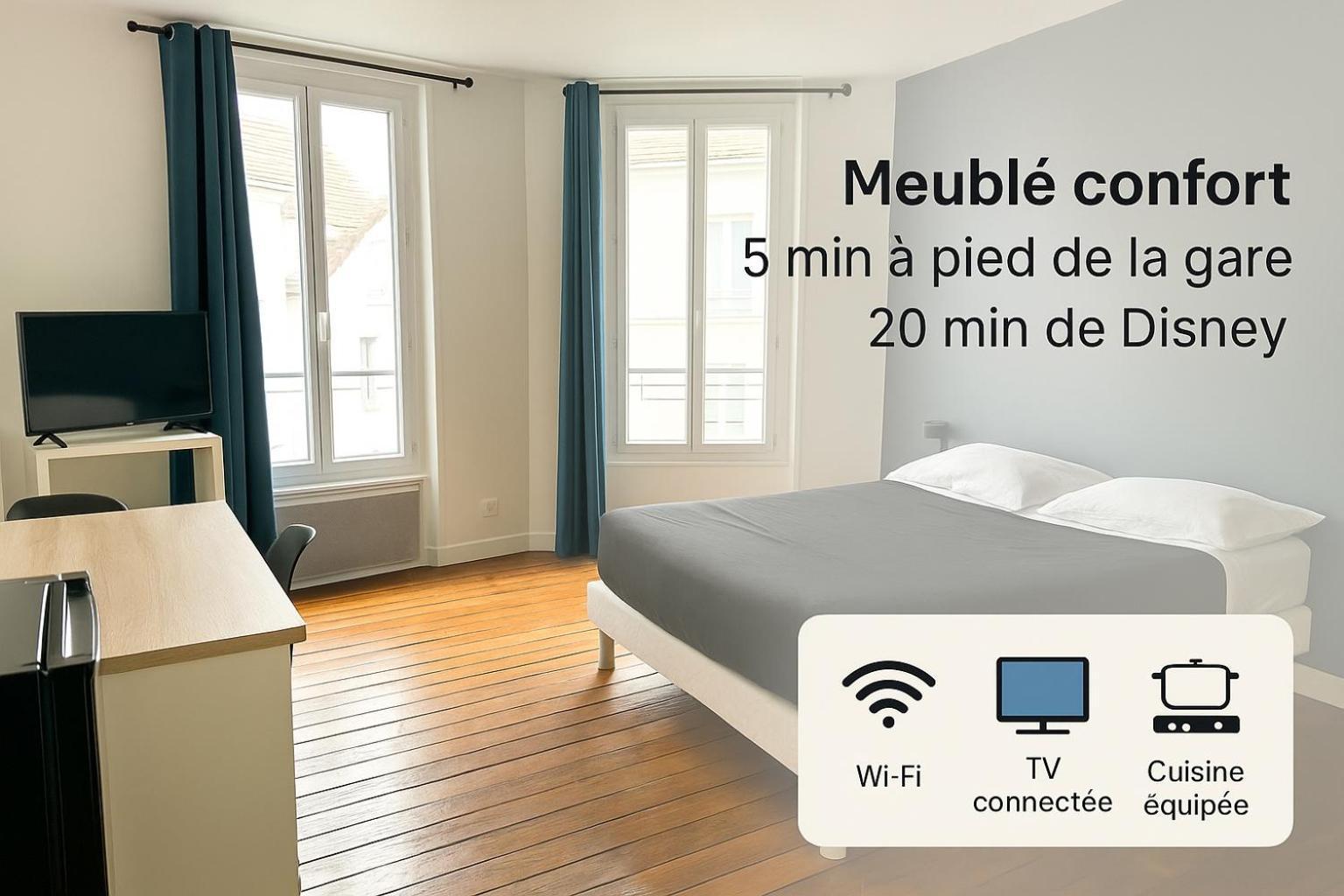 Appartement Maciet 2- Centre Ville Meaux-Gare-Disney Exterior foto